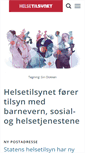 Mobile Screenshot of helsetilsynet.no